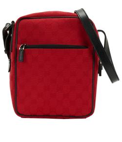 GG Messenger Bag, Canvas, Red, 1612, 1*